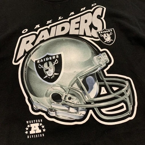 Oakland Raiders NFL Vintage Sweatshirt T-shirt - Ideal Gift for Retro NCAA Shirts & NFL Fans - Image 2
