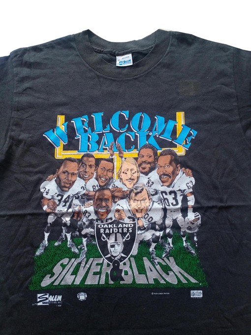 Oakland Raiders Silver & Black NFL Usa Sweatshirt T-shirt - Perfect for NFL Fans and Ideal Gift with ncaa shirts women - Image 2