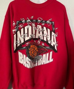 Official Indiana Basketball Sweatshirt for NCAA Fans - Wear Your State University Colors
