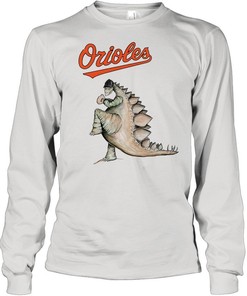 Official MLB Apparel: Baltimore Orioles Godzilla Throw A with Team Logo