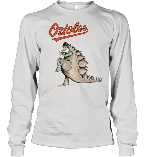 Official MLB Apparel: Baltimore Orioles Godzilla Throw A with Team Logo