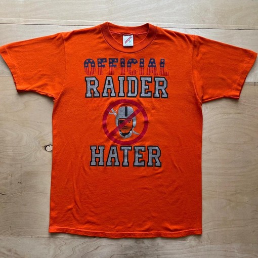 Official Raider Vintage Style 80s Denver Broncos NFL American University T Shirt Sweatshirt T-shirt
