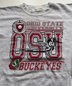 Ohio State Buckeyes NCAA Graphic Crewneck Vintage Style Sweatshirt & Hoodie with Print Gifts for Fans