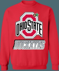 Ohio State Buckeyes Vintage NCAA Sweatshirt Hoodie Shirt with American University Logo