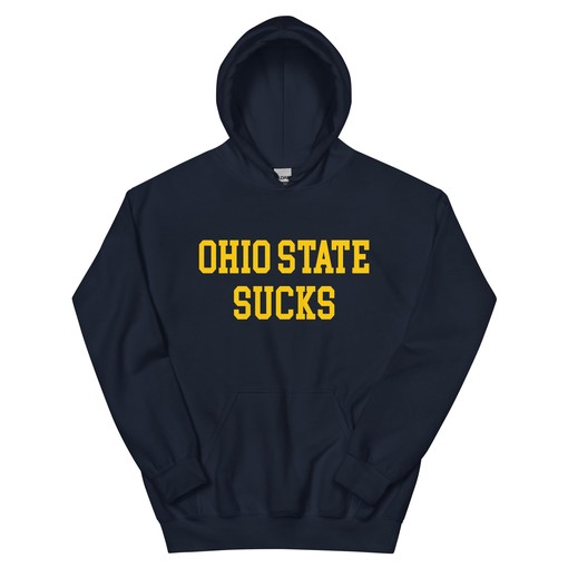 Ohio State Sucks Michigan Hoodie Sweatshirt Sport Shirt with NCAA Shirt Print