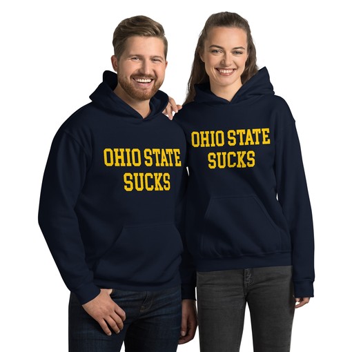 Ohio State Sucks Michigan Hoodie Sweatshirt Sport Shirt with NCAA Shirt Print - Image 2