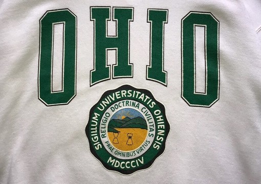 Ohio University Vintage Style Crewneck Sweatshirt, Vintage Style Ohio Shirt - Image 2