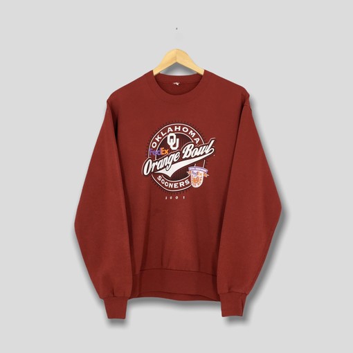 Oklahoma Sooners Football Vintage Style NCAA Sweatshirt