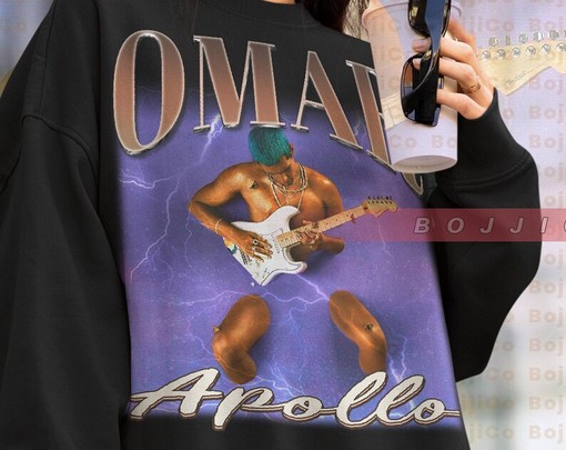 Omar Apollo Apolonio Sweatshirt, Homage Fan Tee, 90s Vintage Shirt - Image 4
