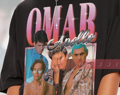 Omar Apollo Apolonio Vintage Shirt, RnB Songwriter Homage Tee, 90s Merch - Image 2