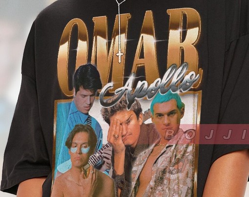 Omar Apollo RnB Vintage Tee, Velasco Homage Shirt, Retro 90s Merch - Image 2