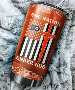 One Nation Under God Philadelphia Flyers NHL Tumbler