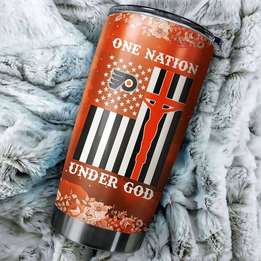 One Nation Under God Philadelphia Flyers NHL Tumbler