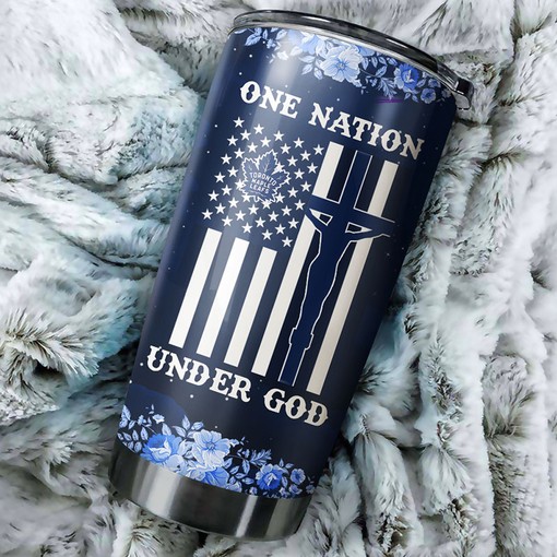 One Nation Under God Toronto Maple Leafs NHL Tumbler