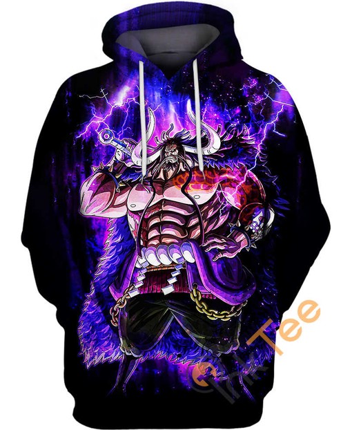 One Piece Kaido Pirate 3D Hoodie - Men's All Over Print Zip Up Hoodies