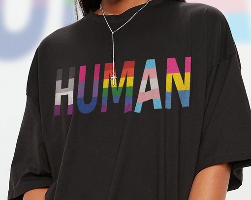 Only Human Unisex Shirts - Funny Movie Shirts for Men with QUEER AF and PRIDE Months - Image 2