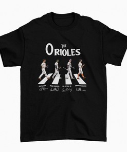 Orange Cal Ripken Cooperstown NCAA Orioles Mens T-Shirt