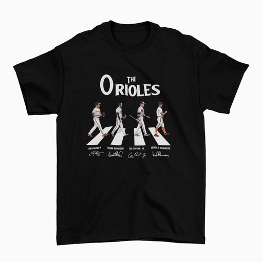 Orange Cal Ripken Cooperstown NCAA Orioles Mens T-Shirt