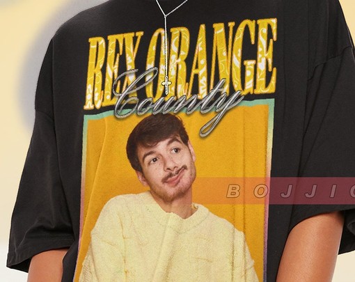 Orange County Shirt - The OC Rex Orange Pluto Projector - Loving Is Easy Homage Tee for Movie Fans - Image 2