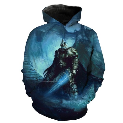 Orc Warrior in World of Warcraft 3D Printed All Over Custom Hoodie