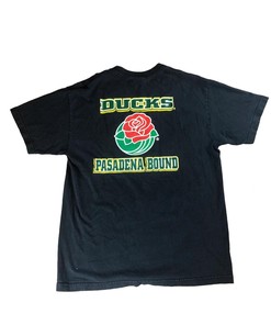 Oregon Ducks Rose Bowl Black Graphic T-Shirt and Hoodie for NCAA Fans