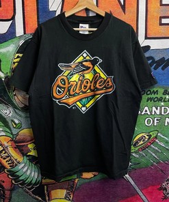 Original Baseball Tee: Vintage 90s 1997 Baltimore Orioles MLB Shirt in Full Size