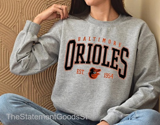 Oriole Crewneck Sweatshirt, Baltimore Baseball Tee, And More for Sporty Fans