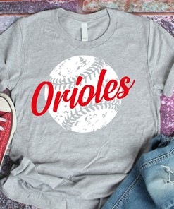 Orioles SVG, SVG, Baseball SVG, Orioles Baseball, Baseball Shirt, Clip Art, Distressed SVG with Vintage NCAA Shirts