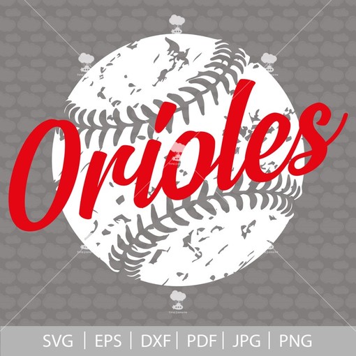 Orioles SVG, SVG, Baseball SVG, Orioles Baseball, Baseball Shirt, Clip Art, Distressed SVG with Vintage NCAA Shirts - Image 2