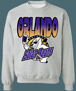 Orlando Solar Bears Vintage ECHL Hockey Graphic Sweatshirt Hoodie - Retro Style Fan Gear