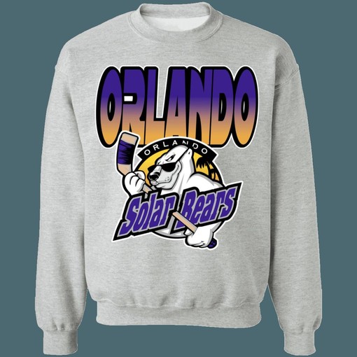 Orlando Solar Bears Vintage ECHL Hockey Graphic Sweatshirt Hoodie - Retro Style Fan Gear