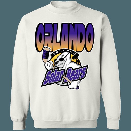 Orlando Solar Bears Vintage ECHL Hockey Graphic Sweatshirt Hoodie - Retro Style Fan Gear - Image 3