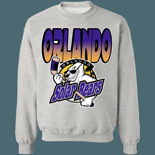 Orlando Solar Bears Vintage ECHL Hockey Graphic Sweatshirt Hoodie - Retro Style Fan Gear - Image 4