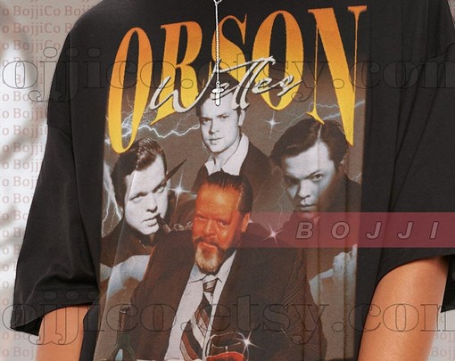 Orson Welles Shirt, Orson Welles Vintage, Orson Welles Homage, Orson Welles Fan Tees, Retro 90s Sweater - Image 2
