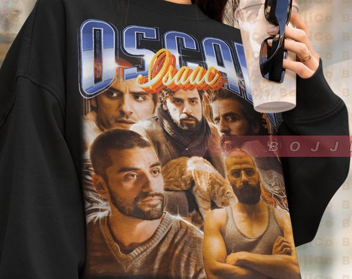 Oscar Isaac American Actor Sweatshirt - Classic Movie T-shirts for Men - Image 4
