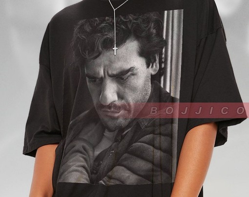 Oscar Isaac Estrada Shirt, Oscar Isaac American Actor Tshirt, Vintage 90s Vintage Distressed Shirt, 90s Style - Image 2