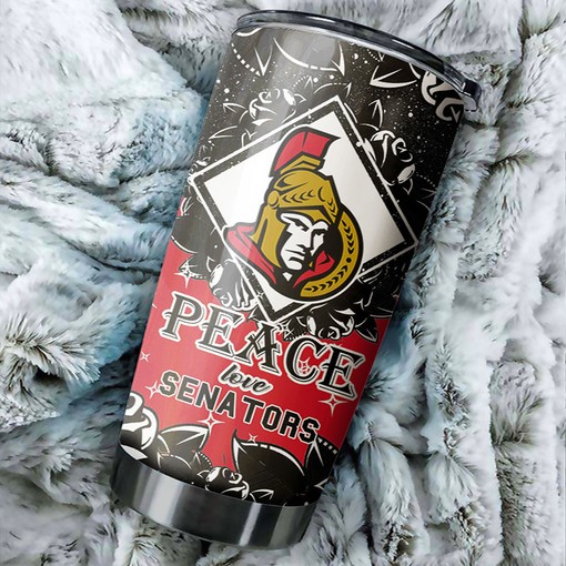 Ottawa Senators Fans Will Love This Peace Love NHL Tumbler with NHL Tumbler 30 oz