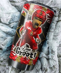 Ottawa Senators NHL Tumbler - I Am Groot, and I Need My Drink