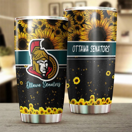 Ottawa Senators NHL Tumbler - Sunflower Fandom Tumbler for True Fans - Image 2