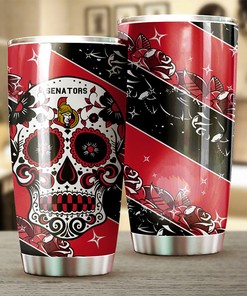 Ottawa Senators NHL Tumbler with Skull Design for Edgy NHL Fans - G Fanatics