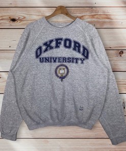 Oxford University Vintage Style Crewneck Sweatshirt Pullover Hoodie - 90s Salem