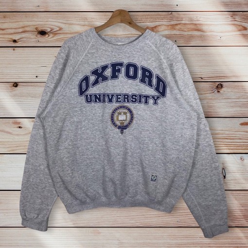 Oxford University Vintage Style Crewneck Sweatshirt Pullover Hoodie - 90s Salem