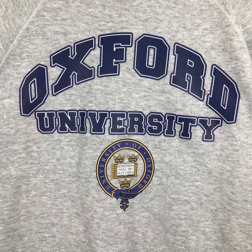 Oxford University Vintage Style Crewneck Sweatshirt Pullover Hoodie - 90s Salem - Image 2
