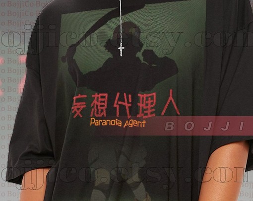 PARANOIA AGENT Boy with Bat Shirt: Cool Movie Shirt Design for Fans - Image 2