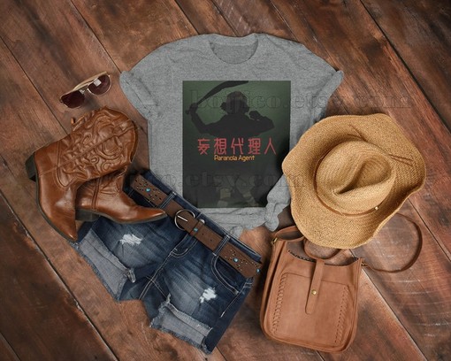 PARANOIA AGENT Boy with Bat Shirt: Cool Movie Shirt Design for Fans - Image 3