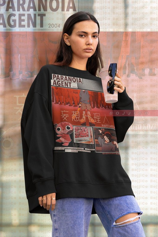 PARANOIA AGENT SWEATShirt: Anime Paranoia Agent Lil Slugger Movie Fans Shirt