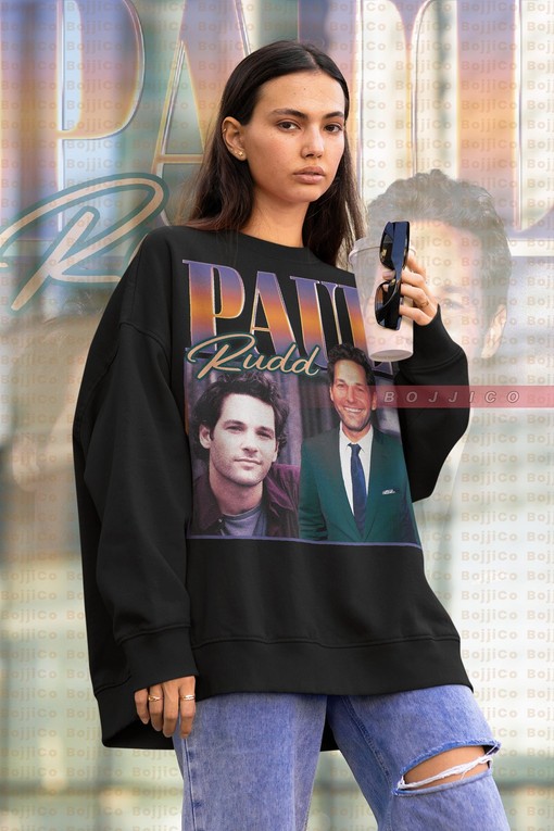 PAUL RUDD Actor Vintage Sweatshirt: Classic Movie T-Shirt for Fans of Film