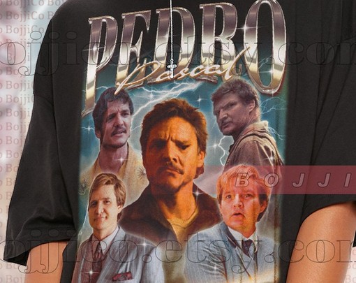 PEDRO PASCAL Retro 90s Shirt: Movie Fans Shirts with Tribute to Narco Actor and Javier PeÃ±a - Image 2