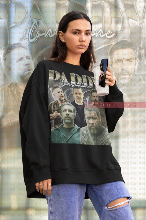 Paddy Considine Vintage Sweatshirt - Classic Movie T-shirts for Men