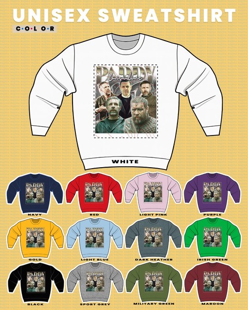 Paddy Considine Vintage Sweatshirt - Classic Movie T-shirts for Men - Image 3